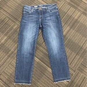Kut from the Kloth Mid-Wash Ankle Jeans. Size 10